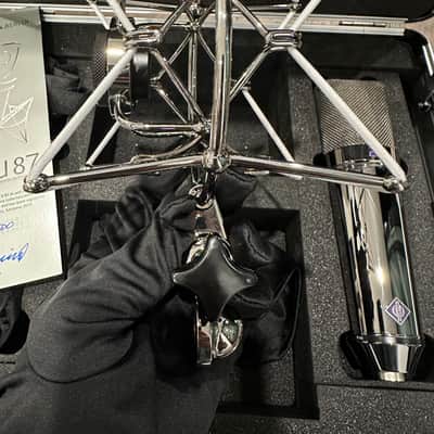 Neumann U 87 Rhodium Edition Set – 50th Anniversary Limited Edition (Serial No. 176/500) image 11