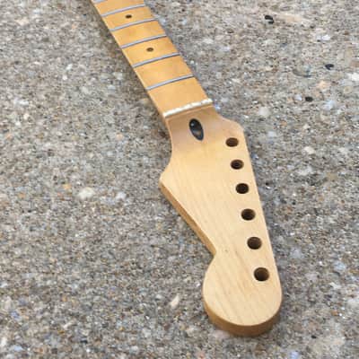 Vintage Style WD licensed Fender Stratocaster Neck Strat Maple Amber Old Relic image 19