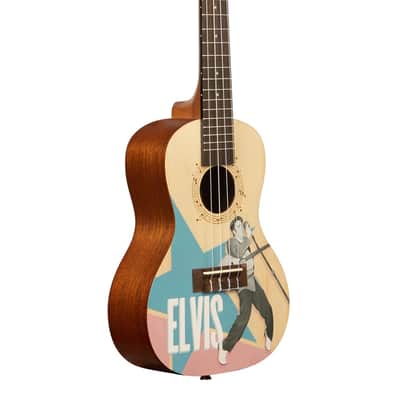 Kala Kala LTP-C-ERB Ukulele Concert Elvis Rockabilly Starter Kit image 5