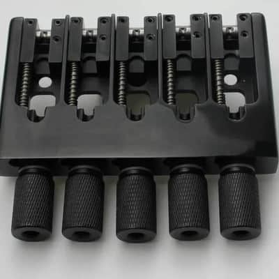 5 String Headless Bass Bridge Tremolo System with Adjustable Saddles image 4