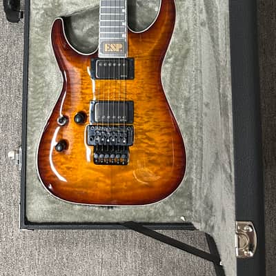 ESP E-II Horizon FR-II LH - Tiger Eye Sunburst #ES5323243 (Factory Demonstration Model) image 6