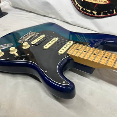 Fender Limited Edition Player Stratocaster HSS Plus Top Electric Guitar MIM - Made in Mexico - Blue Burst image 16