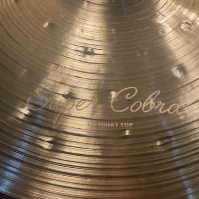 WILD BULL Limited Edition Super Cobra Hand Forged & Hammered 14" hi hat Set image 4