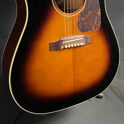 Epiphone Elitist J-45 Slope Shoulder Dreadnought Acoustic Guitar Vintage Sunburst w/ OHSC image 3