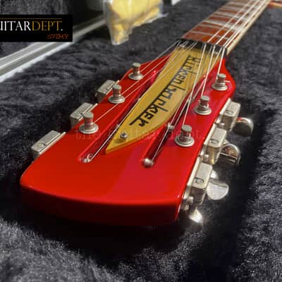 ♚UNDER THE BED♚MEGA RARE!!♚ 2013 RICKENBACKER 660-12 String♚RUBY RED METALLIC !♚7.6K TOASTERS♚360 image 5