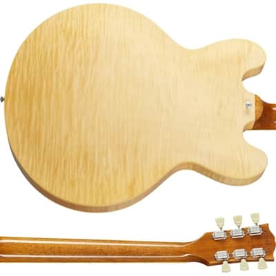 Gibson ES-335 Figured Semi-Hollow Guitar - Antique Natural image 6