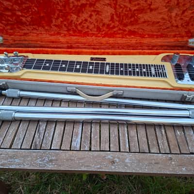 Fender Deluxe 6 Lap Steel 1958-1961 - Original Fender blonde nitrocellulose lacquer finish image 7