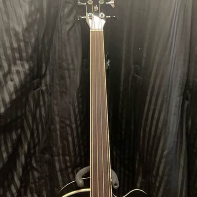 Harley Benton B-30 FL (Fretless)  Bass Black image 3