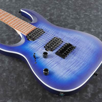 Ibanez RGA42FML-BLF RGA Electric Guitar 6-String Lefty - Blue Lagoon Burst Flat image 3