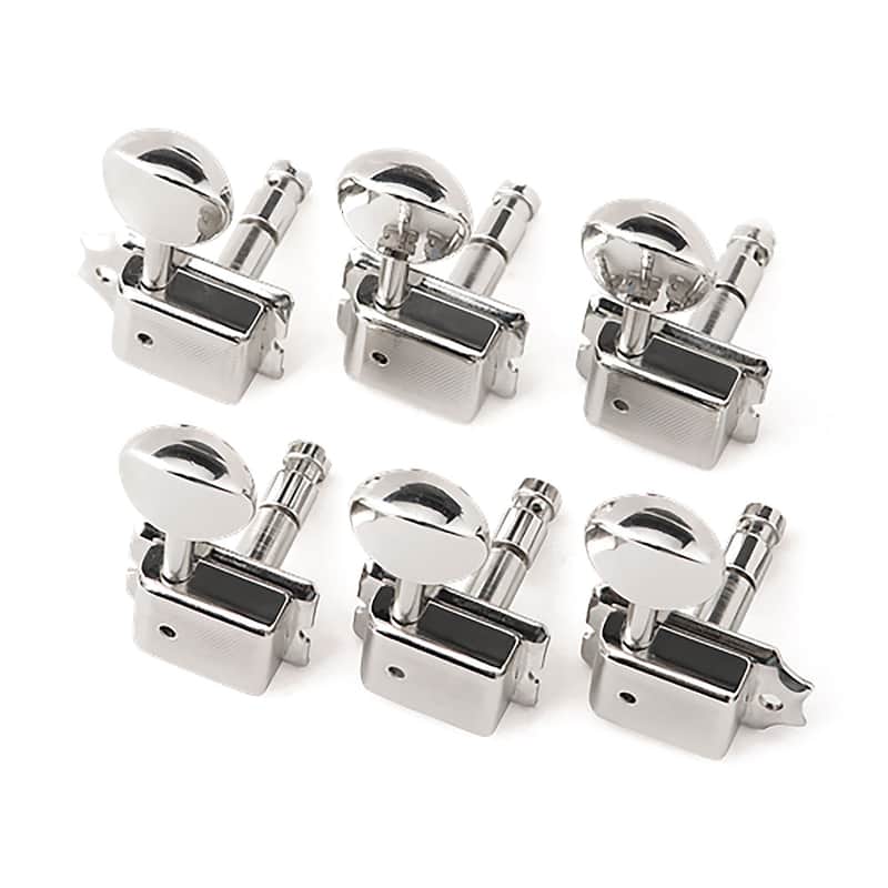 Fender Vintage Style Locking Tuners 6 In-Line Right Handed (Nickel) image 1