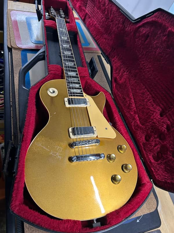 Gibson Deluxe 1978 - Gold top image 1