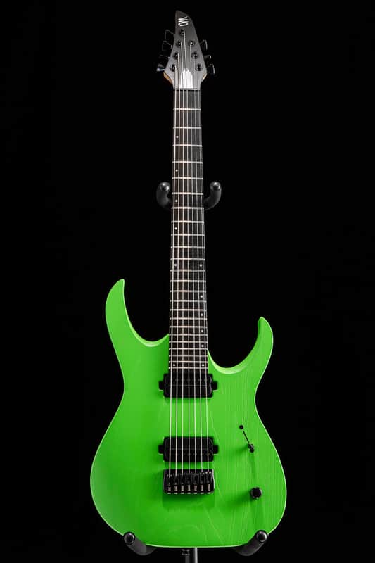 Mayones Duvell DT 7 B26.5 Monolith Lime Green Matte image 1