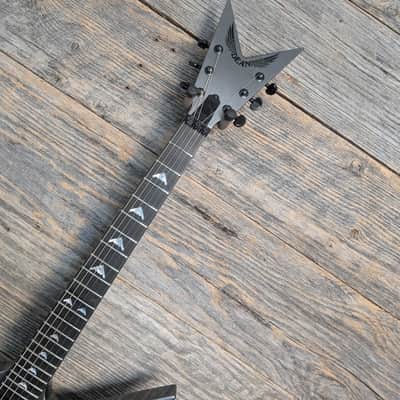 Dean USA Flat Top Floyd Electric Guitar - Metallic Pewter image 2