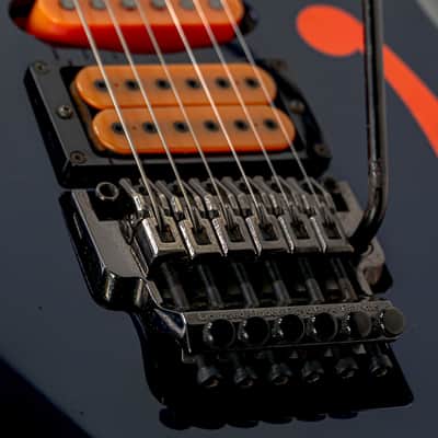 1990 Ibanez PGM100 – Signature Paul Gilbert RG, Bold Jewel Blue, Fully Dialed for Shredding image 5