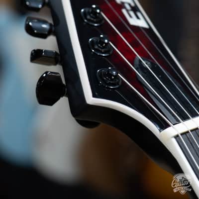 ESP E-II Horizon NT-II EMG w/ Case – See Thru Black Cherry Sunburst (B-stock) image 8