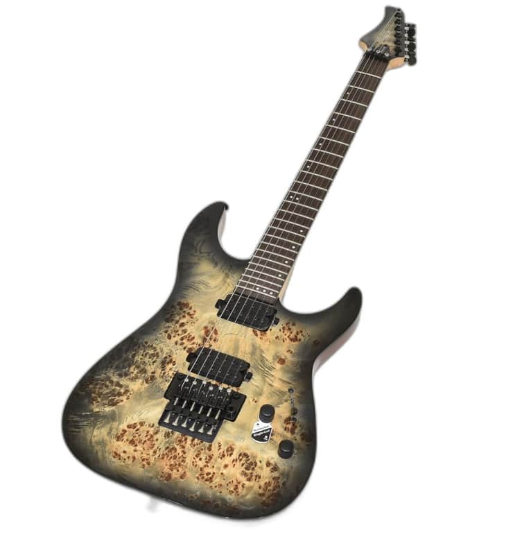 Schecter C-6 Pro FR Electric Guitar Charcoal Burst B-Stock 1698 image 1