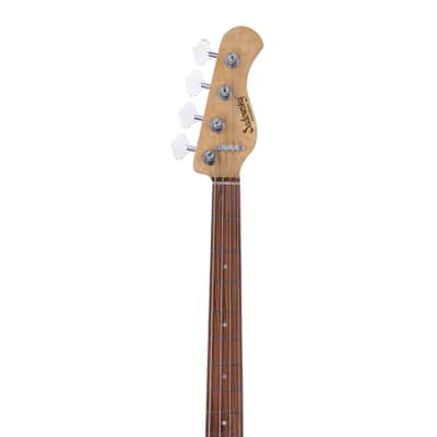 Sadowsky MetroExpress 21 Fret Hybrid PJ Bass 4 String, Sage Green Metallic, Morado Board image 4