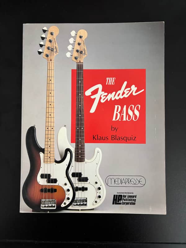 Fender Bass Guitar Book Fender Book 1990 - Klaus Blasquiz image 1