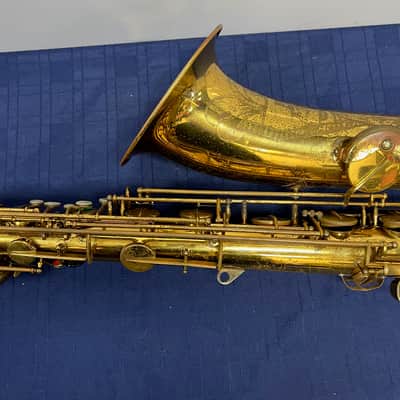 Vintage H. Couf Superba I Eb Pro Bari Baritone Sax Saxophone Made in Germany 1976 image 5