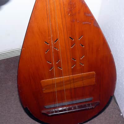 Old Vintage Antique COBZA , KOBOZ ROMANIAN LUTE small OUD image 5