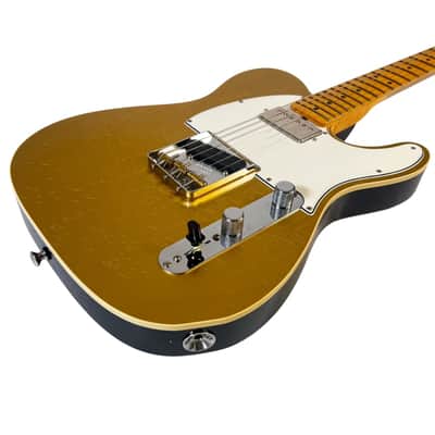 2021 Fender Custom Shop Postmodern Telecaster Journeyman Relic with Closet Classic Hardware - Aged Aztec Gold image 3