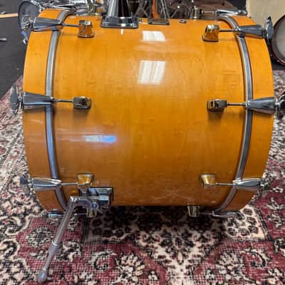 20" x 16" Yamaha Maple Custom MBD1020 Bassdrum Vintage Natural image 8