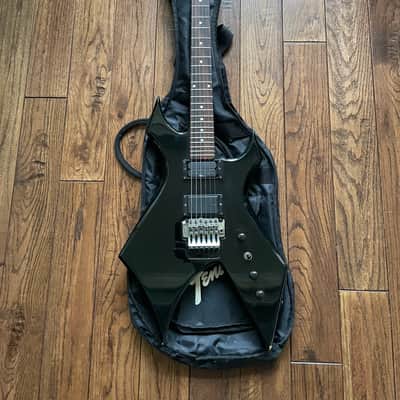 B.C. Rich Warlock Electric Guitar LA California Neck Plate Black Reverse Headstock image 16