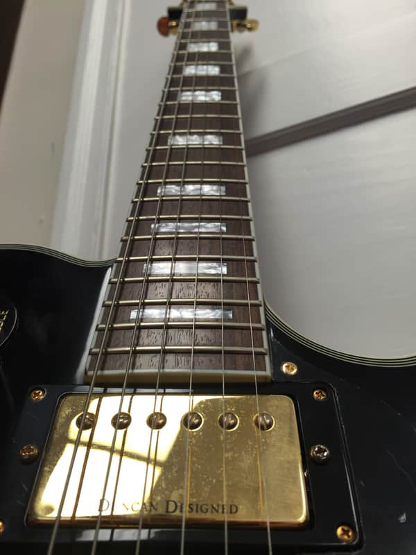 Greg Bennett By Samick Avion AV 7 (Les Paul Style) Ebony | Reverb