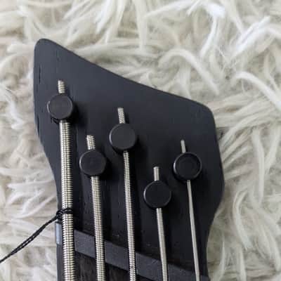 Ibanez EHB1135MSSKL Headless 5-String Bass w/Bag - Silver Wave Black Low Gloss image 3
