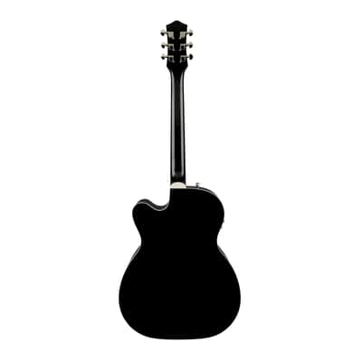 Gretsch G5013CE Rancher Junior Cutaway Acoustic Electric Guitar (Black) Bundle image 4