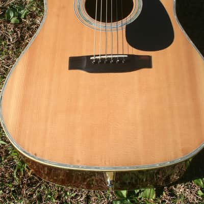 1975 Yairi YW-600 Dreadnought Guitar New Jacaranda Natural+Hard Case image 18