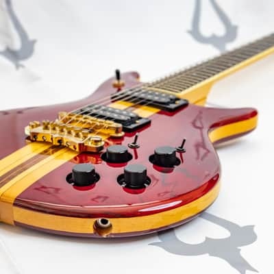 Clifton Dual Humbucker 1985 (Daion Mark XX body) - Red image 16