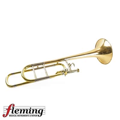 Bach Stradivarius 42G Professional Tenor Trombone - Gold Brass Bell image 11