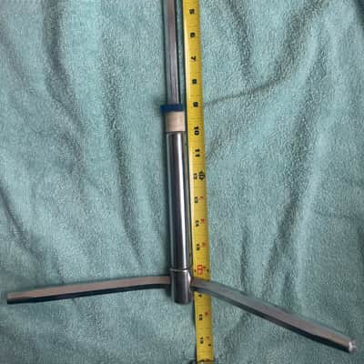 Fibes Vintage Double Tom Drum Mount 1/2” Hex 16” x 6” 70s - Chrome image 11