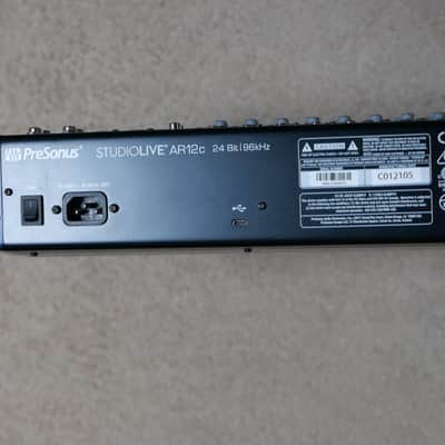 PreSonus StudioLive AR12c 14-Input Mixer / Digital Recorder / Audio Interface 2020 - Present - Gray / Blue image 2