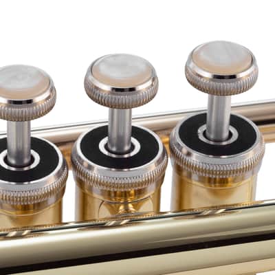Belsona by Pearl 200 Series Student Trumpet w/Strap, Polish Cloth & Hard Case | BTPT200 | WorldShip | Auth Dealer image 3
