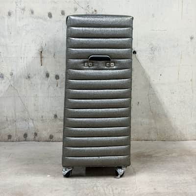 Vintage 70s Kustom 1x15 Bass Cab - JBL D140F - Charcoal Silver Sparkle - 8 ohm image 2