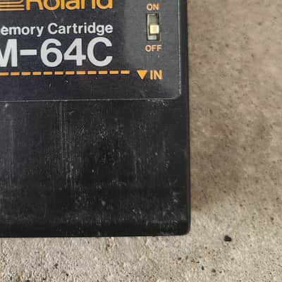 Roland M-64C Memory Cartridge for TR-707, TR-727, TR-909, JX-3P, JX-8P, JX-10