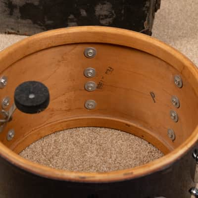1966 Slingerland 8x12 Sparkling Blue Pearl Tom image 8