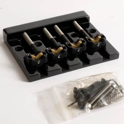 Hipshot KickAss Bass Bridge 4-String Black image 4