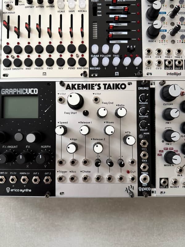 ALM/Busy Circuits ALM015 Akemie's Taiko Drum Voice Eurorack Synth Module 2021 - Present - Silver image 1
