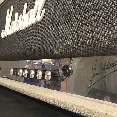 Marshall JCM25/50 "Silver Jubilee" Model 2550 2-Channel 50-Watt Guitar Amp Head 1987 - 1988 - Silver image 9