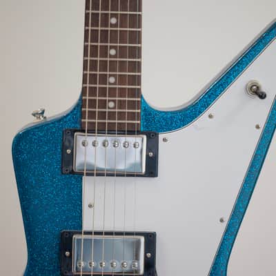 2024 Epiphone Glam Series Explorer - in Brunswick Blue Sparkle image 11