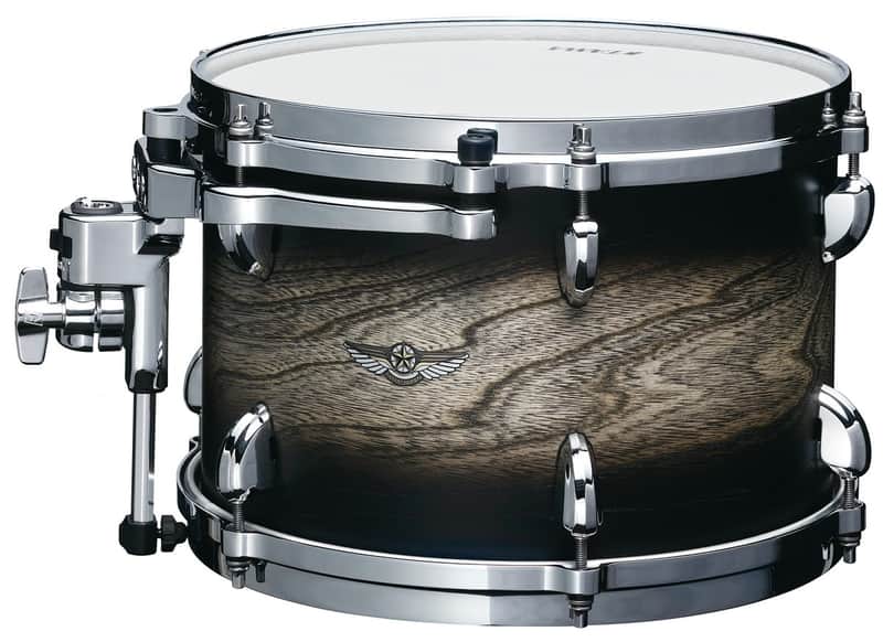 Tama TWT1309-ASBJ Star Walnut Rack Tom 13 - Satin Black Japanese Sen Burst image 1