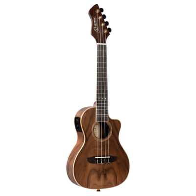 Ortega RUWN-CE Horizon Series Walnut Top Okoume Neck Concert Acoustic-Electric Ukulele w/Gig Bag image 2