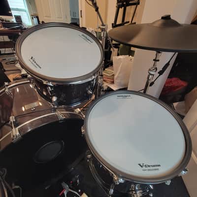 Roland VAD706 Acoustic Design Series Electronic V-Drum Kit 2021 - Present - Gloss Ebony image 5