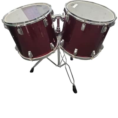 1987 Tama Swingstar 14" & 15" Tom w/ Double Mount Stand MIJ image 1