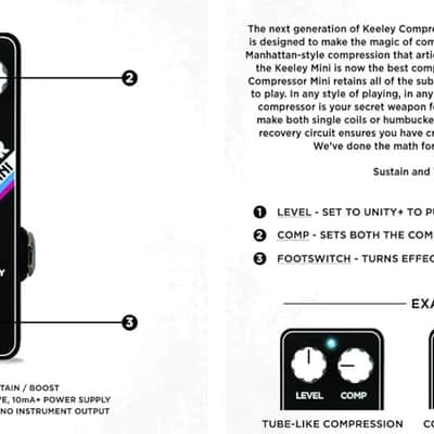 Keeley Electronics Mini Compressor Pedal image 3