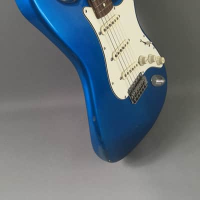 Vintage Fender Stratocaster 1993 Solid Custom Contour Body Lake Placid Blue Rare MIJ Relic HSC 6.8 Lb! image 18