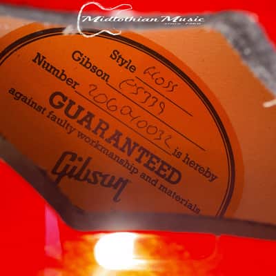 Gibson - 2024 - ES-339 Semi-Hollowbody Electric Guitar - Cherry Gloss Finish w/Case - Like New! USED image 18